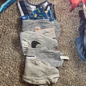 Gray Long Sleeve Kids Tee